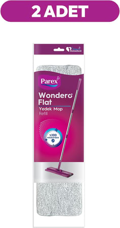 Wondero Flat Yedek Mop Refil İkili Paket