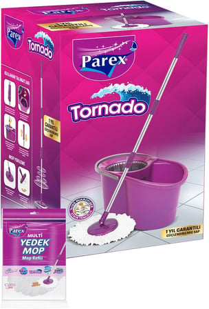 TORNADO TEMİZLİK SETİ 2'Lİ YEDEK MOP HEDİYE