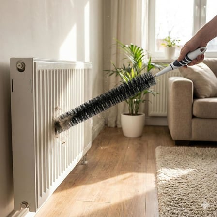 Ergonomik Kalorifer Peteği Temizleme Fırçası – Esnek Uzun Yapı, Kolay Toz ve Kir Temizliği, Dar Alanlara Ulaşan Pratik Fırça, Ev ve Ofis Kullanımına Uygun