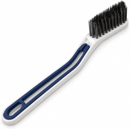 2’si 1 Arada Derz ve Oluk Temizleme Fırçası, Plastik Cımbızlı Sert PET Kıllı Fayans, Banyo, Mutfak, Pencere Rayı Detay Fırçası
