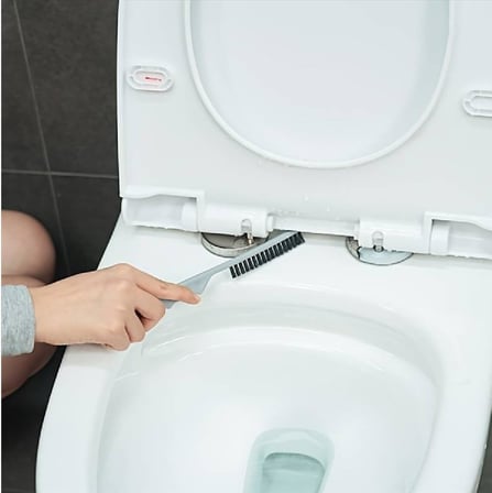 Silikon Tuvalet Klozet Detay Temizleme Ve İnce Detay Fırçası 2'Li Set (KlozetFırca)
