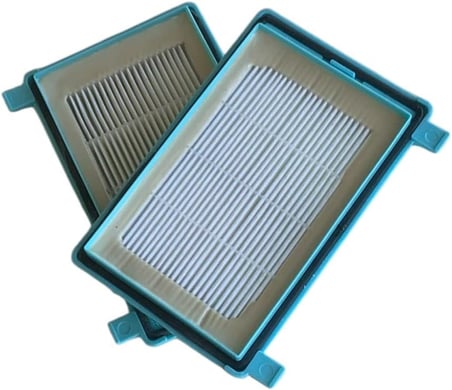 ELEKTRİKLİ SÜPÜRGE HEPA FİLTRE - MAVİ PLASTİK - 2 ADET - PHILIPS SCLASS - MODELLERİ İLE UYUMLU ÜRÜNLER AÇIKLAMADA