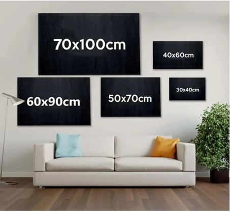 Altın Kanatlı Melek Dekoratif Kanvas Tablo 35 X 50