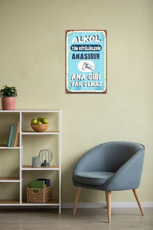 Ahşap Mdf Ana Gibi Yar Olmaz Tasarımlı Tablo Drtr0111