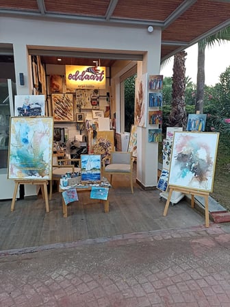 Yelkenli Dokulu 30x40 Akrilik Tablo