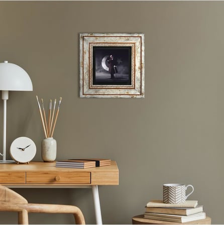 Atatürk Taş Duvar Tablosu - Çerçeveli Taş Tablo - Dekoratif Duvar Sanatı - Modern Ev ve Ofis Duvar Dekoru T1-265