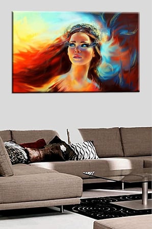 Talya Dekoratif Kanvas Duvar Tablosu. Temalar: Soyut Klasik Rönesans Vintage Retro Klimt Van Gogh Paris New York Atatürk salon ofis ve kuaför için panolar 50x35 no-6275