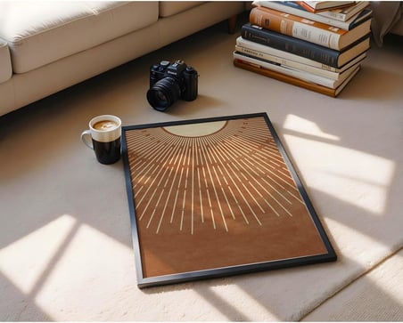 Boho Style Çerçevesiz Poster, Modern Dekoratif Çerçevesiz Poster, Tablo, BohoStyle-5, 21 x 30