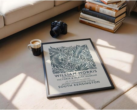William Morris Çerçevesiz Poster, Modern Dekoratif Çerçevesiz Poster, Tablo, Morris-1, 21 x 30