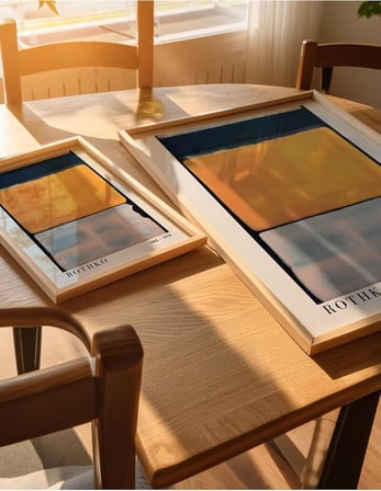 Rothko Çerçevesiz Poster, Modern Dekoratif Çerçevesiz Poster, Tablo, Rothko-4, 21 x 30