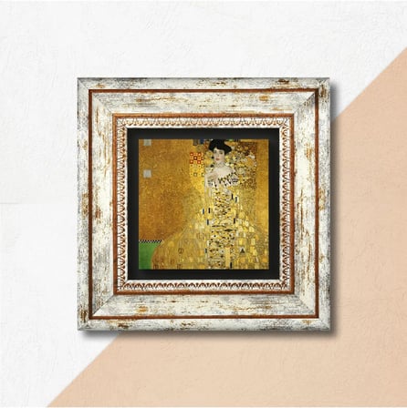 Gustav Klimt Adele Bloch Bauer'İn Portresi Tas Duvar Tablosu Cerceveli Tas Tablo Dekoratif Duvar Sanati Modern Ev Ve Ofis Duvar Dekoru K1 274