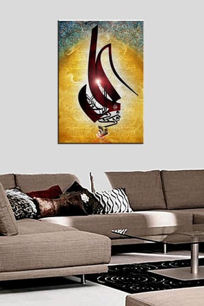 50x35 Dekoratif Hat kanvas tablo