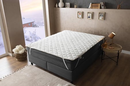 %100 Doğal Yün Yatak Koruyucu Alez 90x200 cm