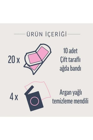 Professıonal Sir Ağda Bandı Yüz Bölgesi Normal Ciltler 20'li
