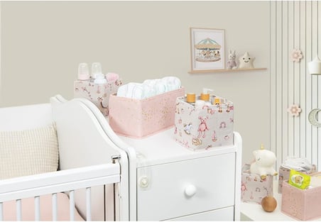 Baby 3'lu Cekmece Duzenleyici (Pembe)