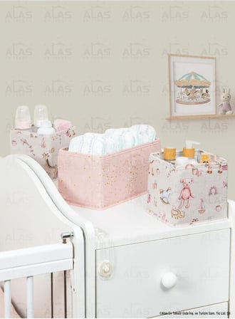 Baby 3'lu Cekmece Duzenleyici (Pembe)