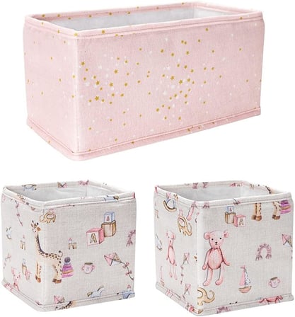 Baby 3'lu Cekmece Duzenleyici (Pembe)