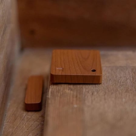 Blu Door/Window Braun | Bluetooth Smart kapı ve pencere sensörü, lüks sensörlü | güvenlik | anında tepki | iOS Android uygulaması | ağ geçidi gereklidir | sahne etkinleştirme