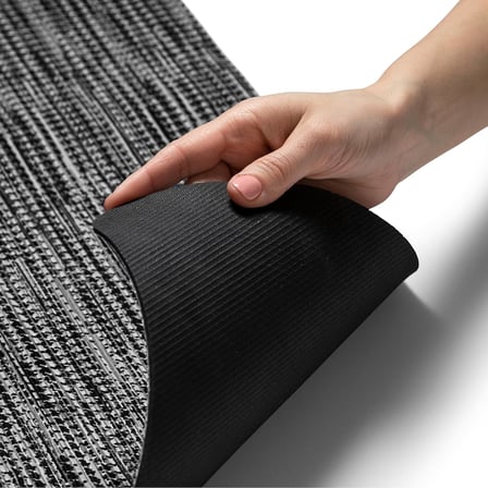 SoHome Ultra İnce İç Mekan Kapı Paspası Mutfak Paspası, Düşük Profilli Lekeye Dayanıklı Kaymaz Tasarım, Makinede Yıkanabilir, 24" x 35", Gri
