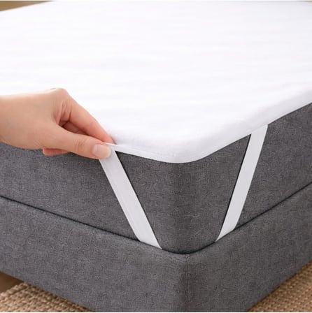 Köşe Lastikli Alez 100 x 200 cm Beyaz Sıvı Geçirmez Terletmeyen Pamuk