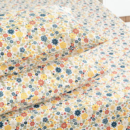 Liberty |%100 Pamuklu Tek Kişilik 120 x 200 Lastikli Çarşaf Seti Sarı
