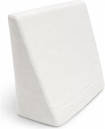 Reflü Önleyici Kama Yastık, Ergonomik Tasarım, Horlama Azaltıcı, Çıkarılabilir Yıkanabilir Kılıf, 68x60 cm
