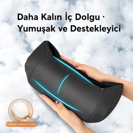 Tüm Araçlara Uyumlu Ortopedik Araç Boyun Baş Yastığı Oto Koltuk Başlığı, Oto Boyun Yastığı Car Headrest
