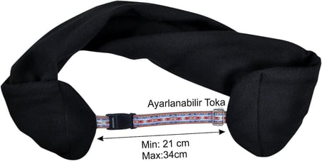 Seyahat Boyun Yastığı İçi Boş Doldurulan Ayarlı Tokalı Seyahatte Kilodan Tasarruf Yastık kılıfı