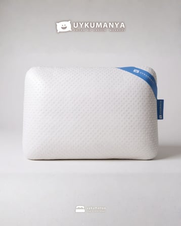 Uykucu Comfort Series Pamuk Beyaz Visco Yastık 60x40/14 cm (PILLOW)
