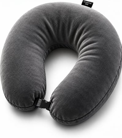 Ergonomik Boyun ve Seyahat Yastığı – Yumuşak Silikon Dolgulu, Toka Klipsli ve Yıkanabilir U Yastık – Uçak, Araba, Otobüs, Ofis ve Uzun Yolculuklar İçin Konforlu Boyun Desteği