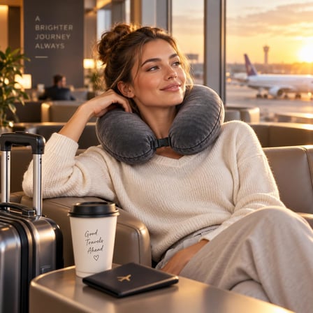Ergonomik Boyun ve Seyahat Yastığı – Yumuşak Silikon Dolgulu, Toka Klipsli ve Yıkanabilir U Yastık – Uçak, Araba, Otobüs, Ofis ve Uzun Yolculuklar İçin Konforlu Boyun Desteği