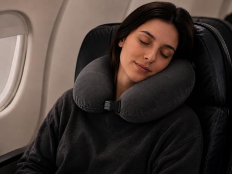 Ergonomik Boyun ve Seyahat Yastığı – Yumuşak Silikon Dolgulu, Toka Klipsli ve Yıkanabilir U Yastık – Uçak, Araba, Otobüs, Ofis ve Uzun Yolculuklar İçin Konforlu Boyun Desteği