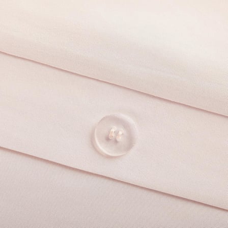 Simply Clean Ultra Yumuşak Hipoalerjenik Lekeye Dayanıklı 3 Parça Düz Nevresim Takımı, Allık, Tam, Queen