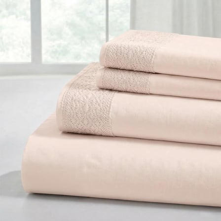 Yumuşak Mikrofiber Tığ İşi Dantel Çarşaflar - Lüks Mikrofiber Yatak Çarşafları - Düz Çarşaf, Derin Cepli Lastikli Çarşaf ve Yastık Kılıfları Allık Kraliçesi