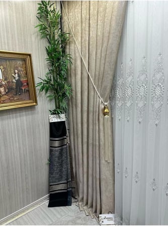 Pera V-5201 1/3 Sık Pileli Fon Perde Apm