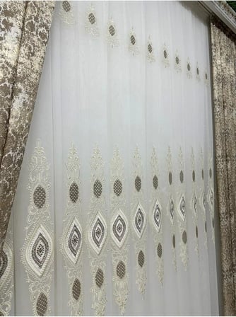 Bella 1/3 Sık Pileli Tül Perde Apm