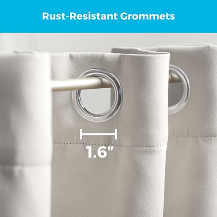 %85 Karartma Perdesi 2 Panelli Set; Beyaz Perdeler 250 cm Uzunluk; Isı Yalıtımlı, Gürültü Azaltıcı