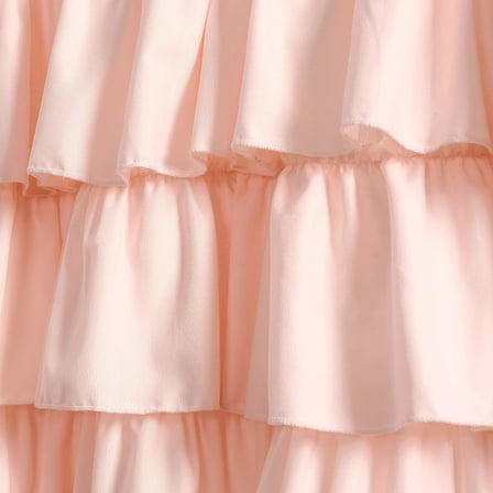Blush Belle Valance Shabby Chic Style Single Curtain, 18" x 84