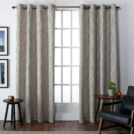 Finesse Gromet Üst Perde Paneli Çifti, Doğal, 54x96