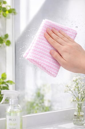 Mikrofiber Bez 28x30, Süper Emici Mercan Polar Kumaş, Koku Yapmaz, Nem ve Bakteri Önler Çeyiz - 3 Adet