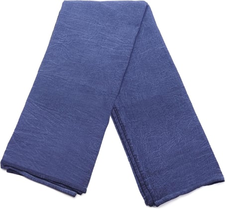 Taşlanmış Indigo Denim Pamuk Masa Örtüsü