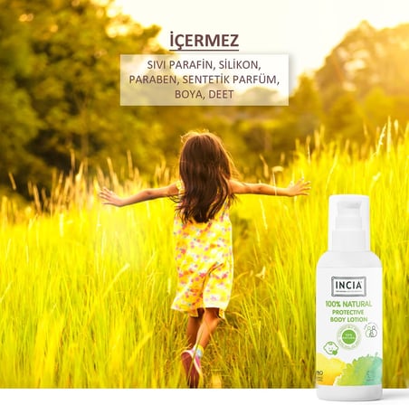 %100 Doğal Koruyucu Vücut Losyonu Sprey Yenidoğan Bebek Çocuk İçin Limon Okaliptus Vegan 100 ml