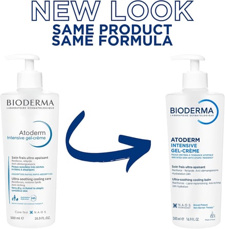 Bioderma Atoderm Intensive Gel-Cream Çok Kuru ve Atopi Eğilimli Ciltler için Niasinamid İçeren Yatıştırıcı Jel Krem Bebek, Çocuk ve Yetişkin Kullanımına Uygun