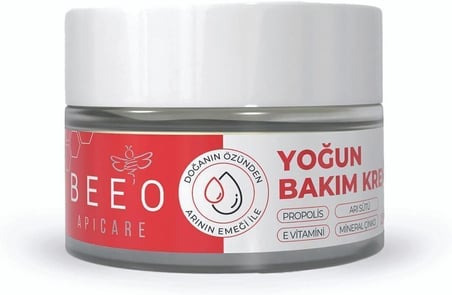 Bee'o S.O.S Yoğun Bakım Kremi, Propolis, Arı Sütü, E Vitamini , 15 ml