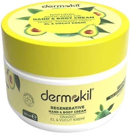 DERMOKİL Avokado Özlü El ve Vücut Kremi 250 ml