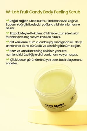 Fruit Candy Body Peeling Scrub 250 Ml