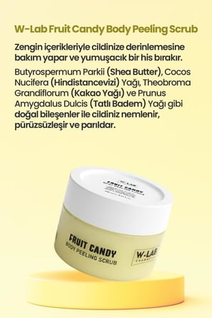 Fruit Candy Body Peeling Scrub 250 Ml