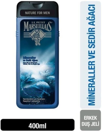 duş jeli men serisi mineral ve sedir ağacı (400 ml)