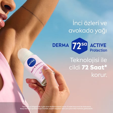 Creme Care Nemlendirici Duş Jeli 250ml ve Rollon Deodorant Pearl&Beauty 50ml, 72Saat Anti-perspirant