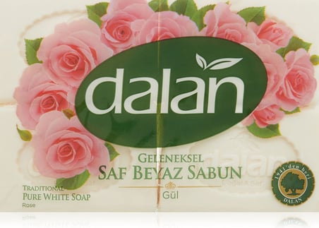 Geleneksel Saf Beyaz Banyo Sabunu Gül 150x4 g